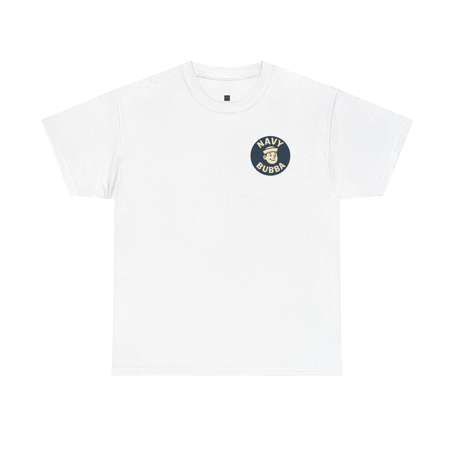 Navy Bubba Graphic Tee – “I Go Deep in Every Port” Funny Sailor Shirt