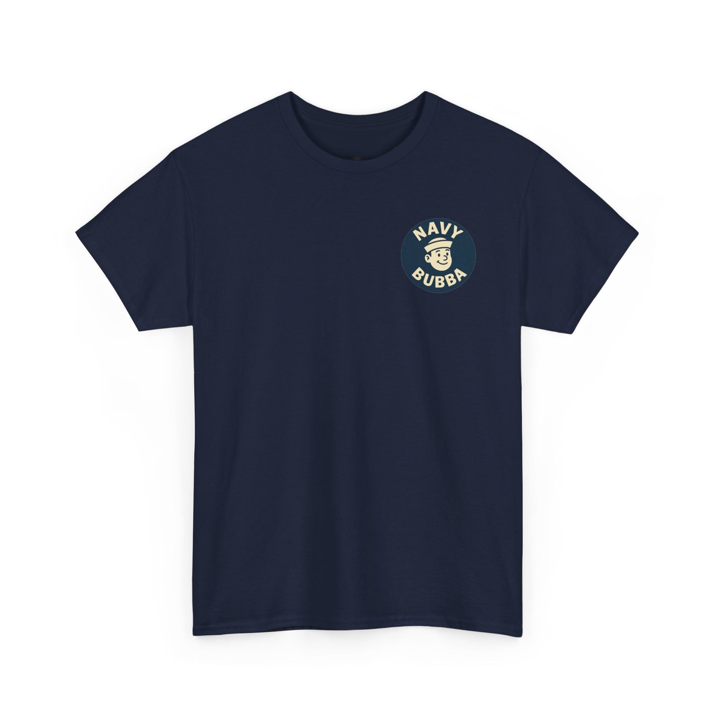 Navy Bubba Graphic Tee – “I Go Deep in Every Port” Funny Sailor Shirt