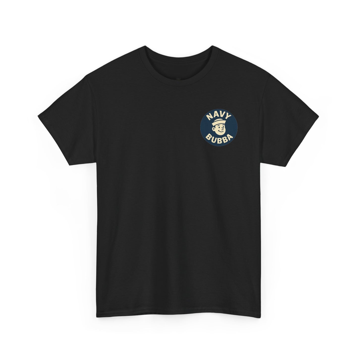 Navy Bubba Graphic Tee – “I Go Deep in Every Port” Funny Sailor Shirt
