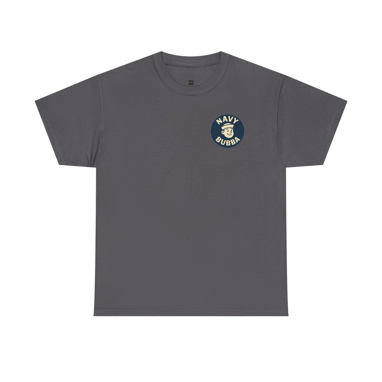 Navy Bubba Graphic Tee – “I Go Deep in Every Port” Funny Sailor Shirt