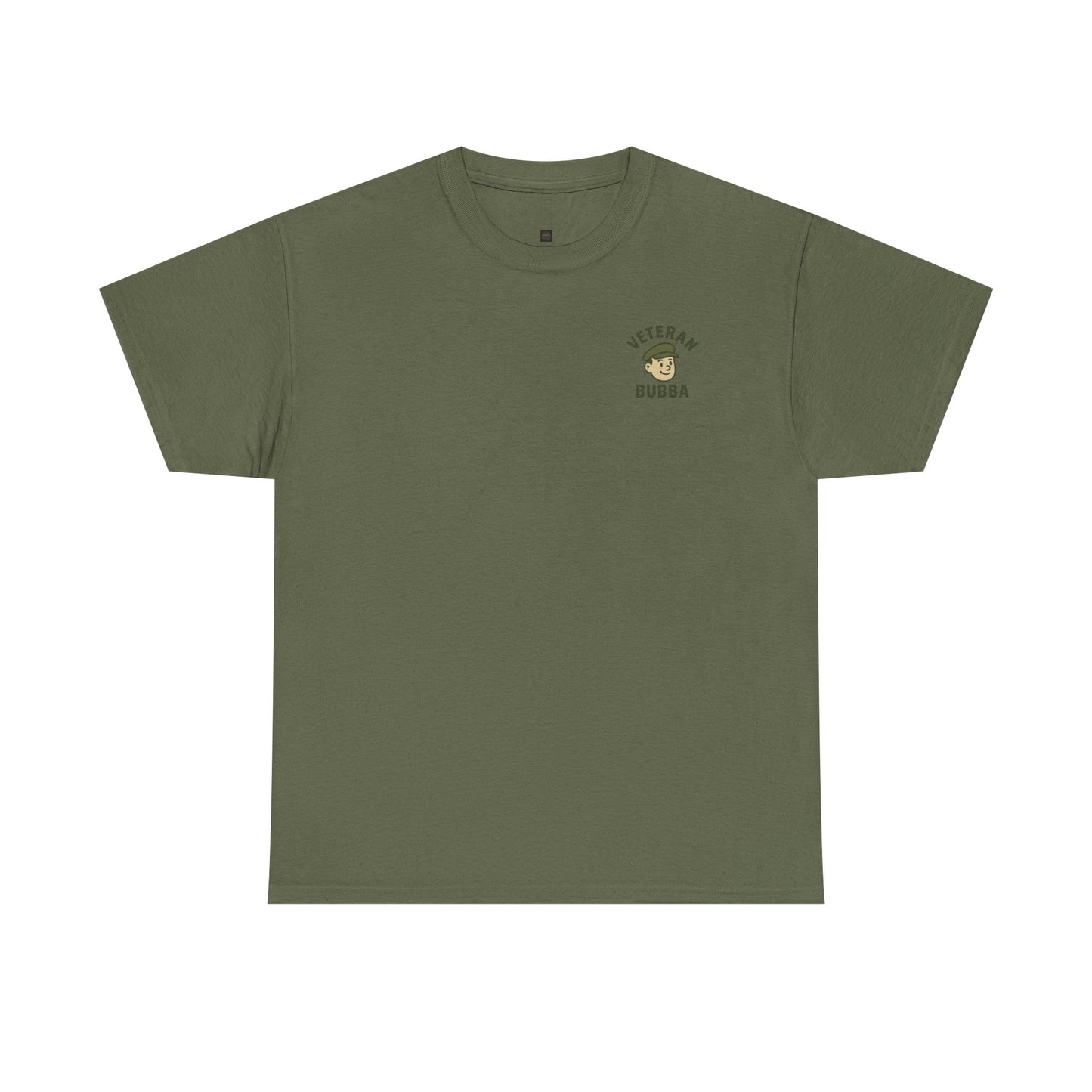 Veteran Bubba Graphic Tee – “I Served It Long & Hard” Funny Military Shirt