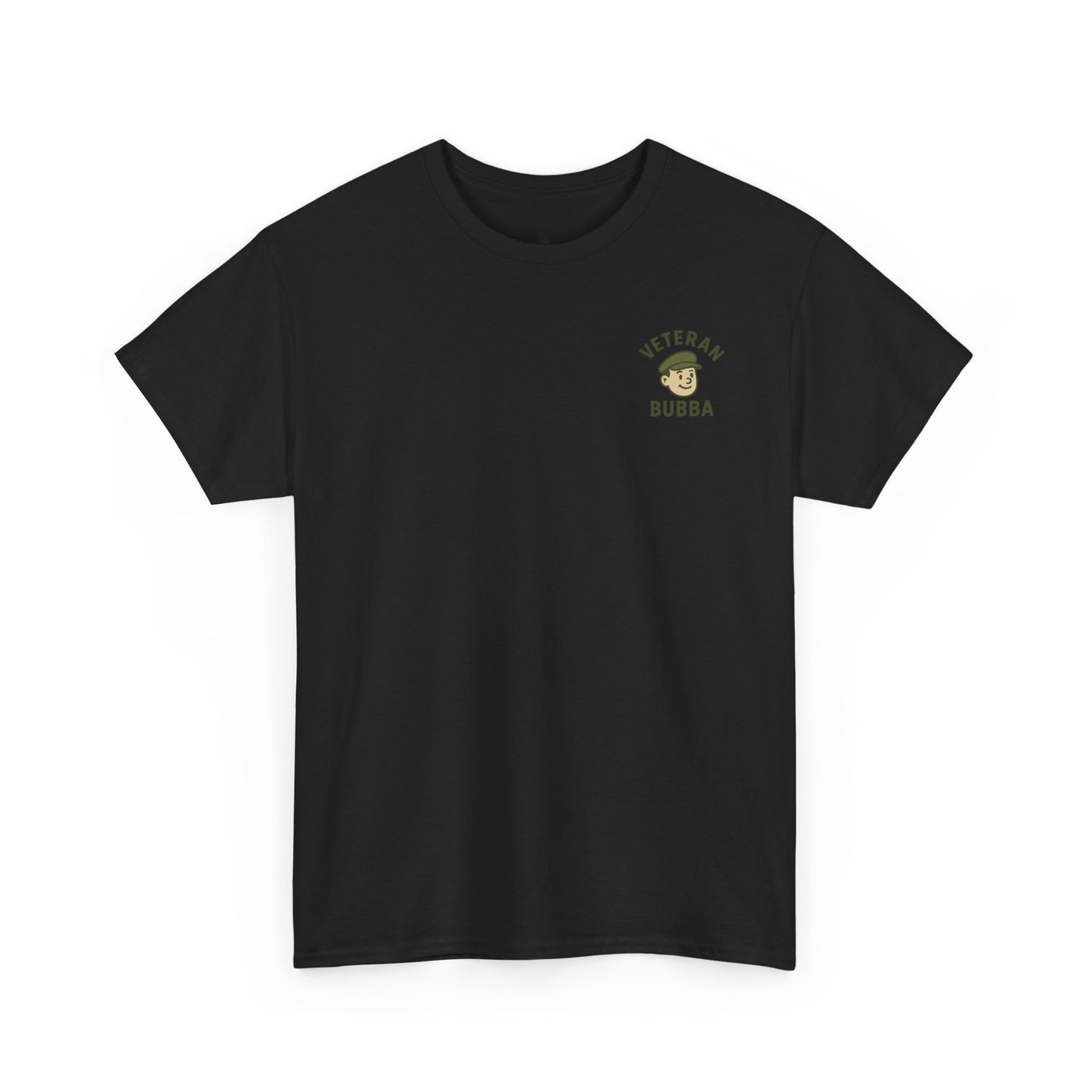 Veteran Bubba Graphic Tee – “I Served It Long & Hard” Funny Military Shirt