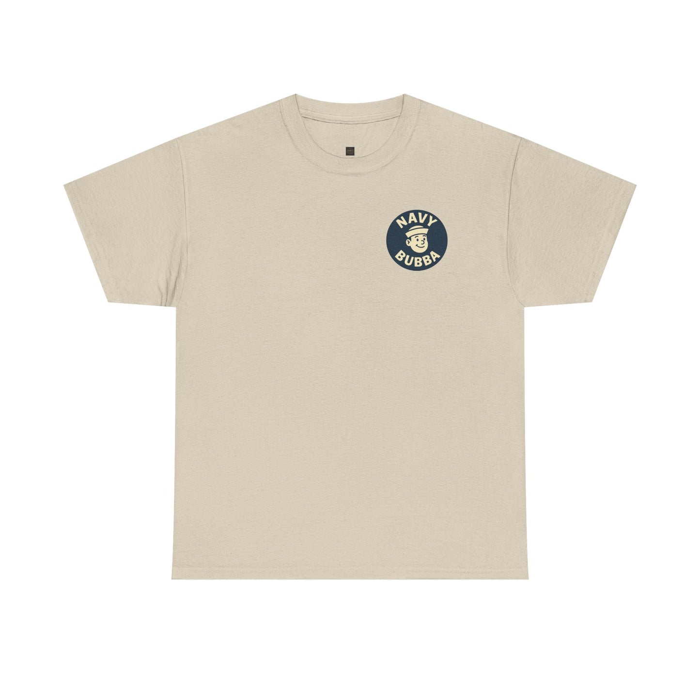 Navy Bubba Graphic Tee – “I Go Deep in Every Port” Funny Sailor Shirt
