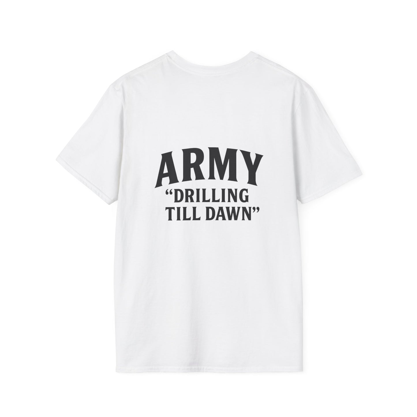Stylish Army Drilling T-Shirt, Military Apparel, Casual Wear, Gift for Him, Everyday Fashion, Veterans Day Shirt