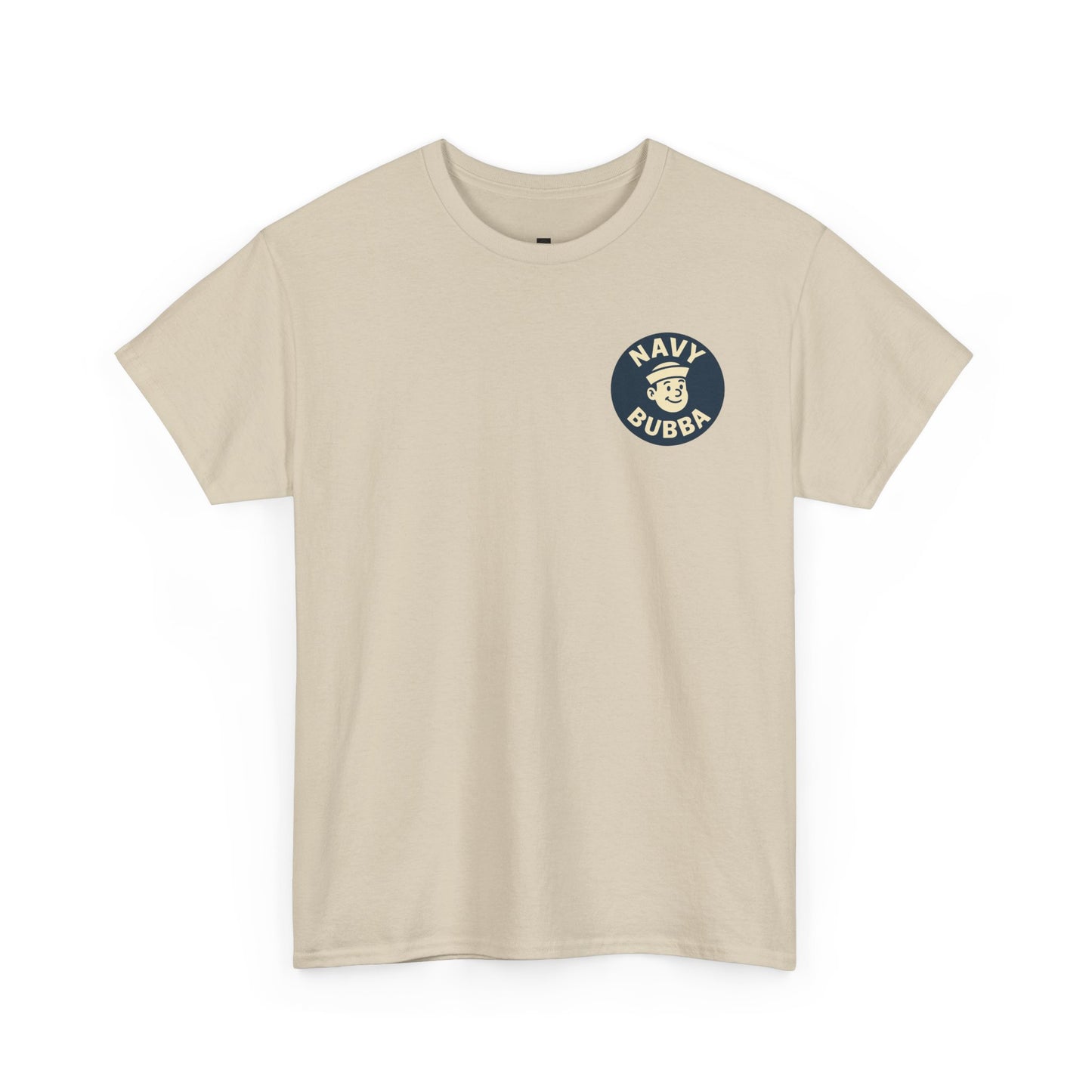 Navy Bubba Graphic Tee – “I Go Deep in Every Port” Funny Sailor Shirt