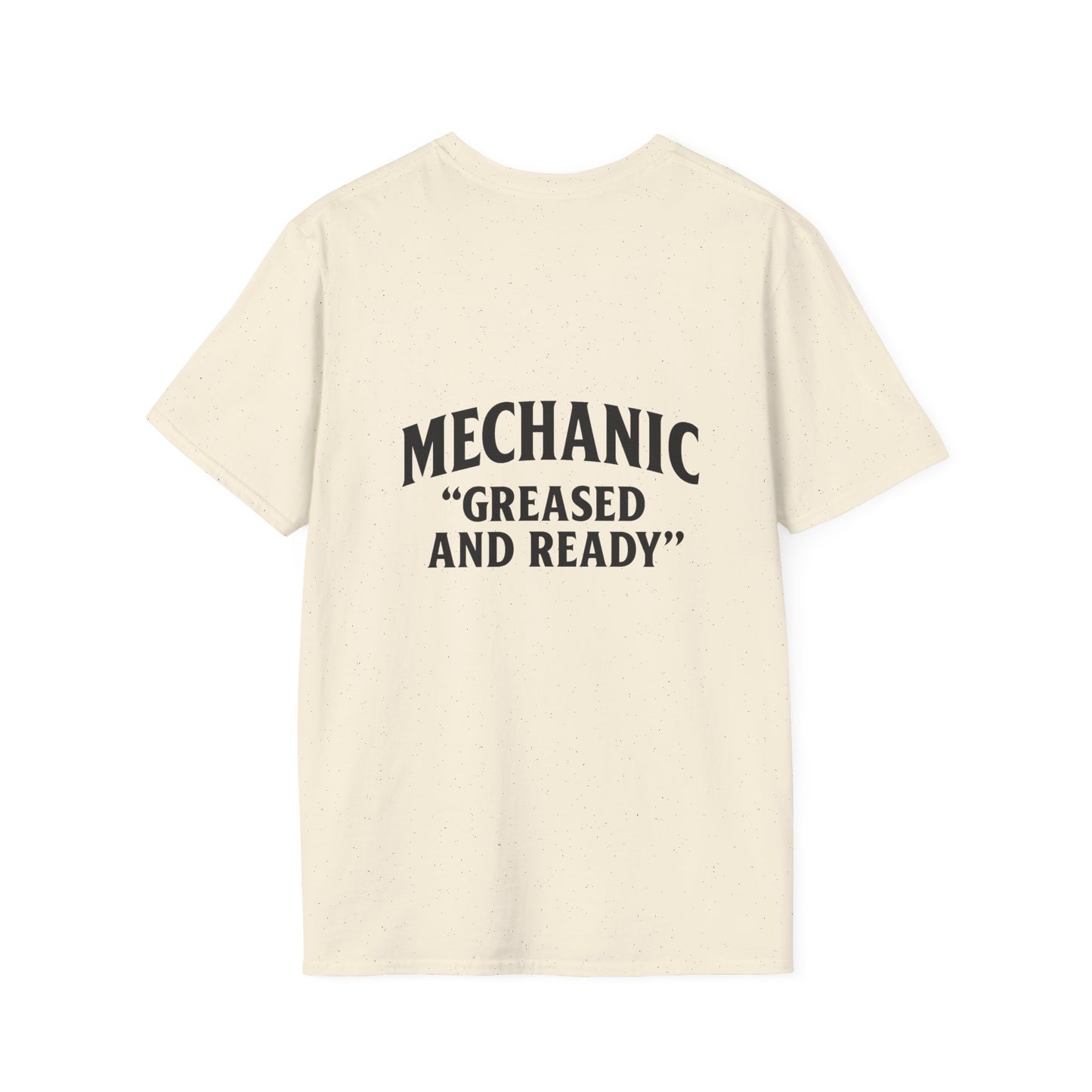 Mechanic Greased and Ready T-Shirt, Automotive Gift, Unisex Tee, Car Enthusiast Apparel, Father's Day Present