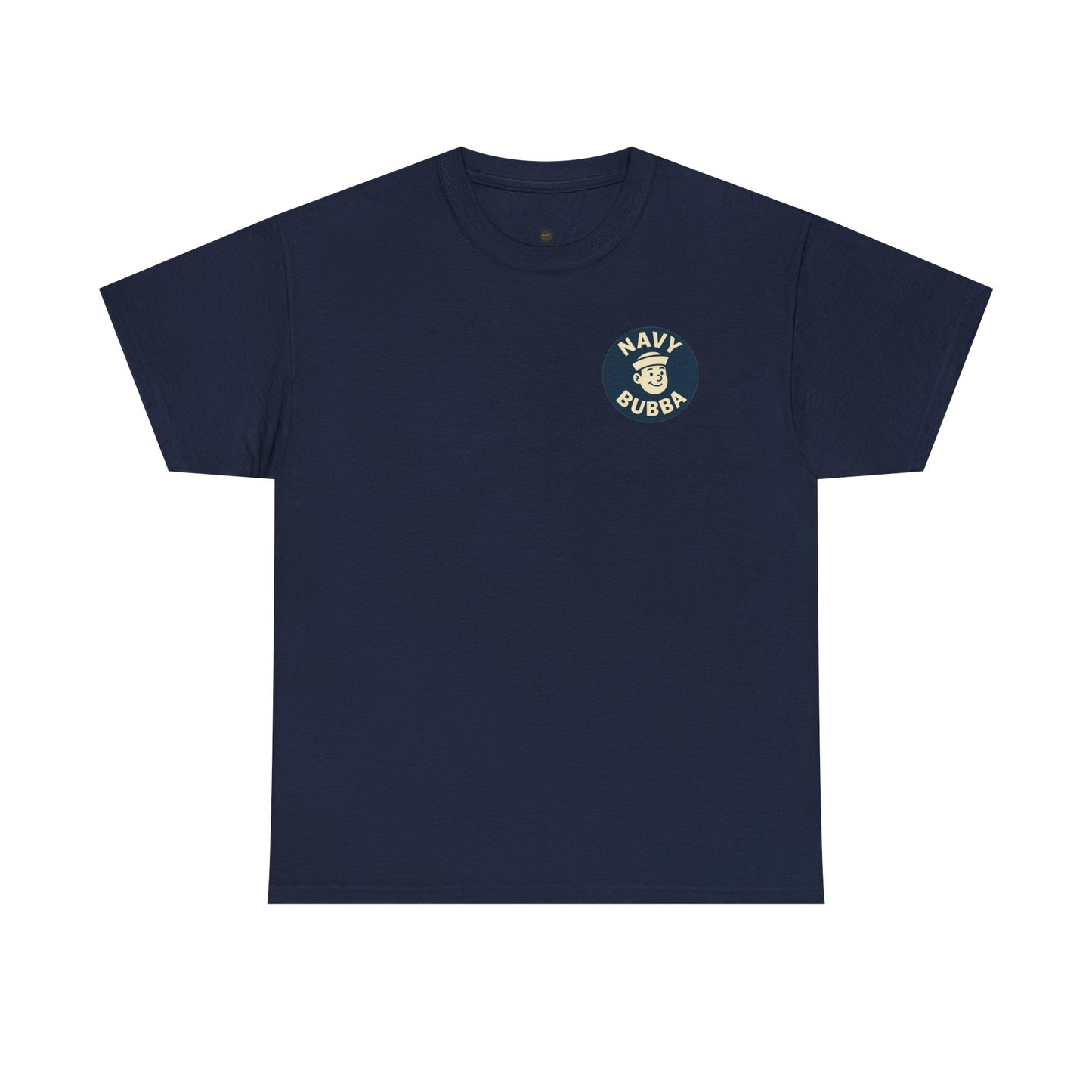 Navy Bubba Graphic Tee – “I Go Deep in Every Port” Funny Sailor Shirt