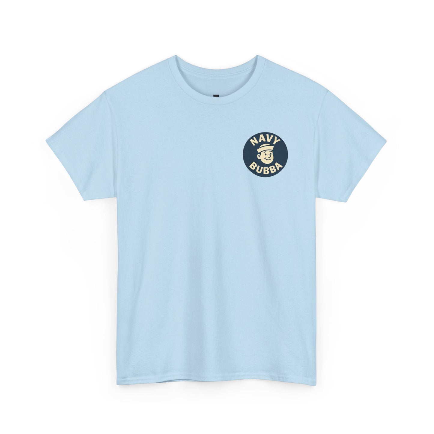 Navy Bubba Graphic Tee – “I Go Deep in Every Port” Funny Sailor Shirt
