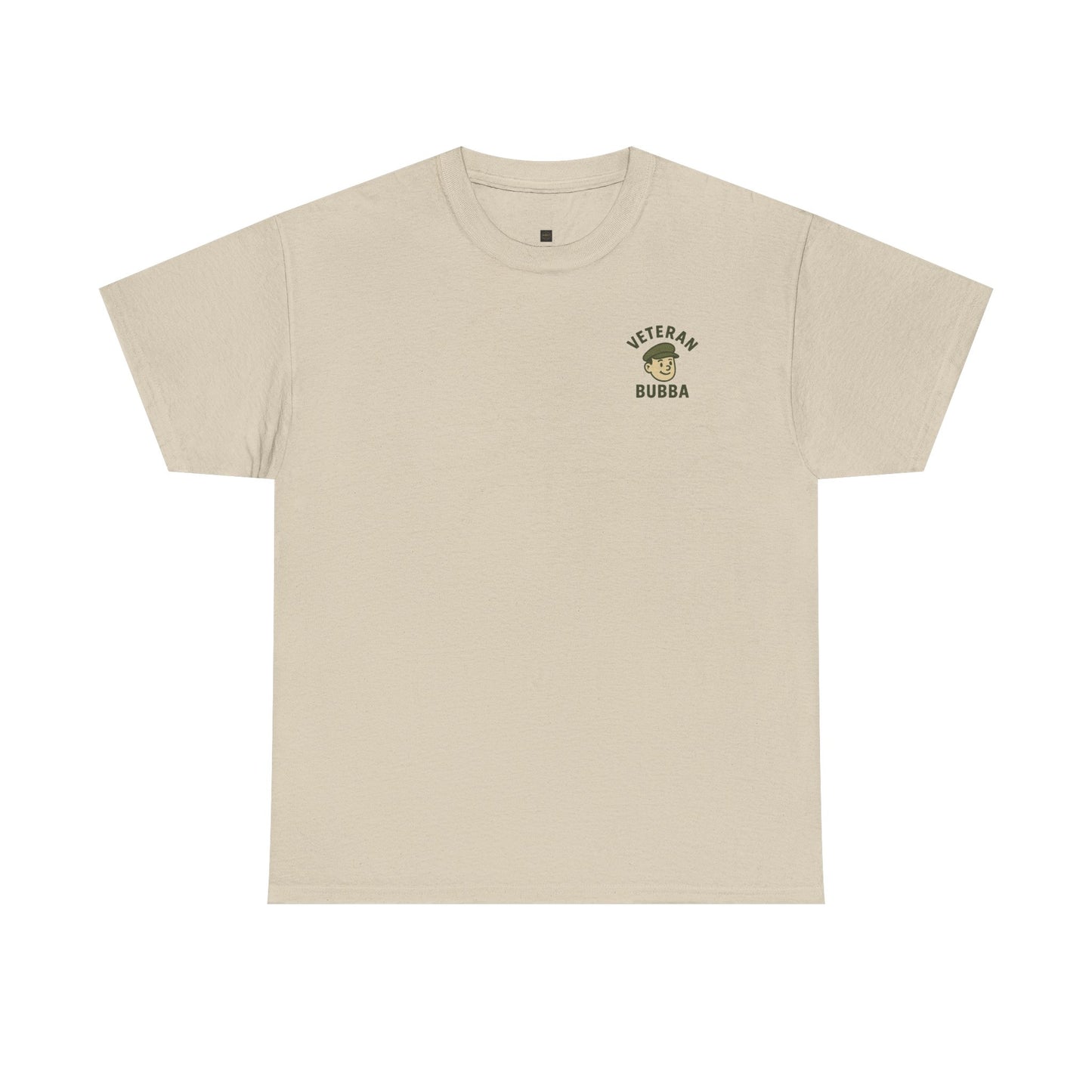 Veteran Bubba Graphic Tee – “I Served It Long & Hard” Funny Military Shirt