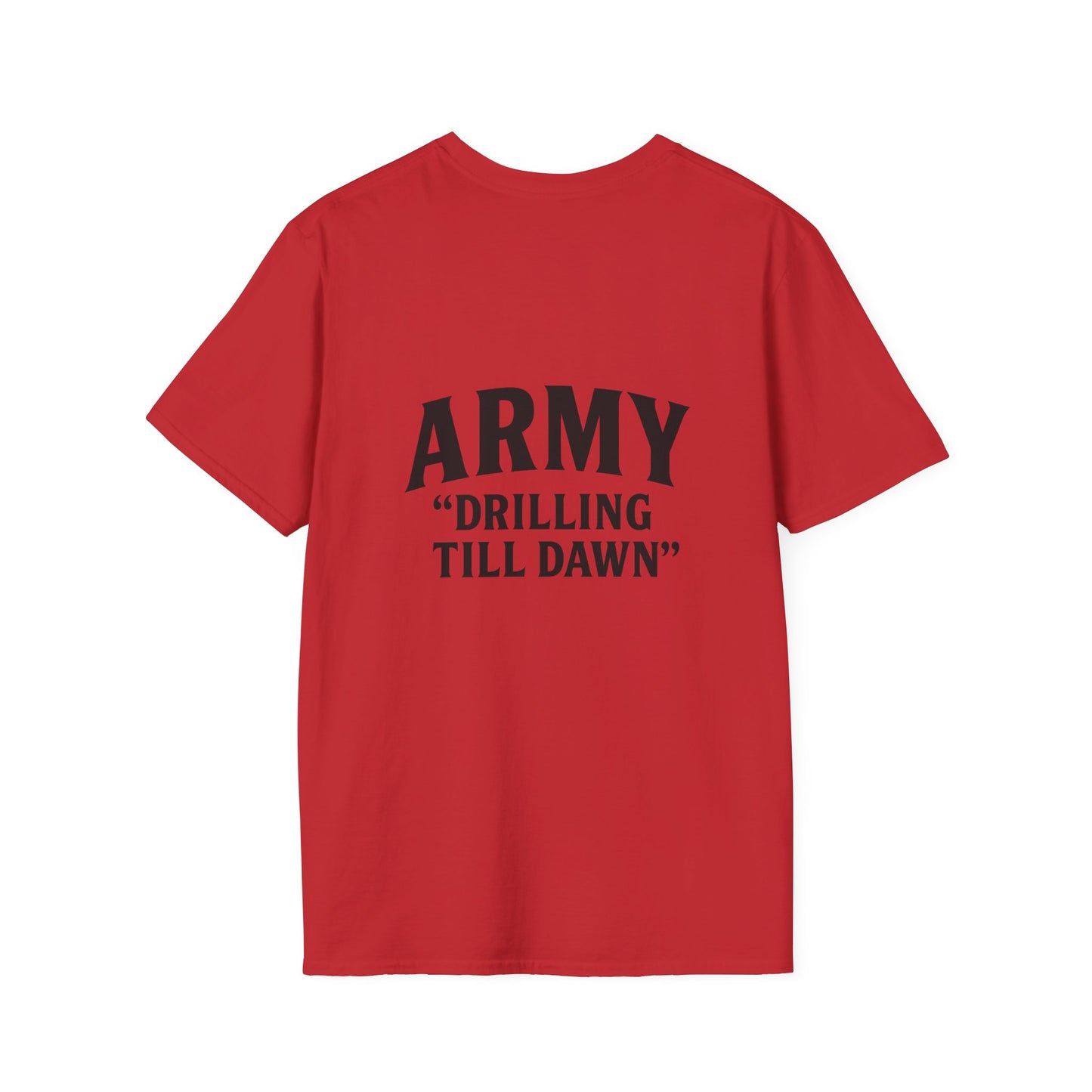 Stylish Army Drilling T-Shirt, Military Apparel, Casual Wear, Gift for Him, Everyday Fashion, Veterans Day Shirt