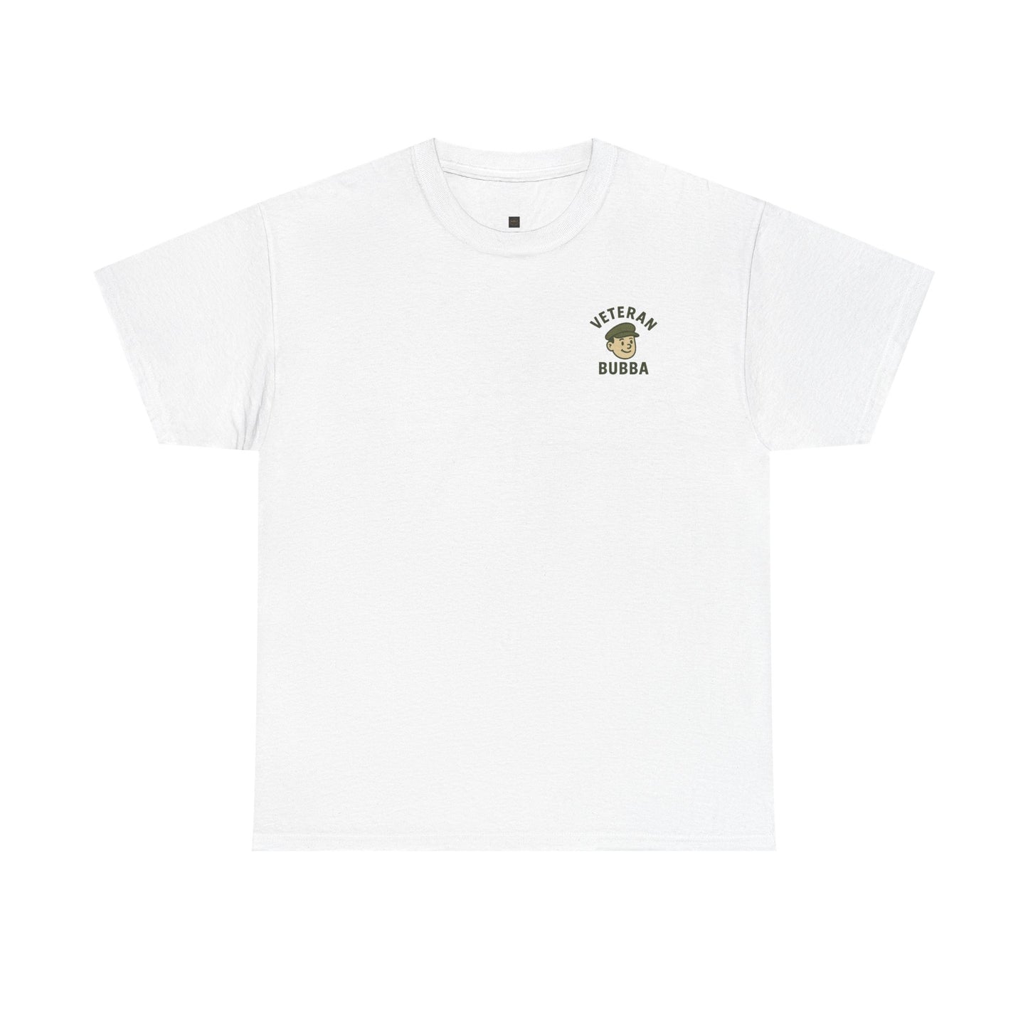 Veteran Bubba Graphic Tee – “I Served It Long & Hard” Funny Military Shirt