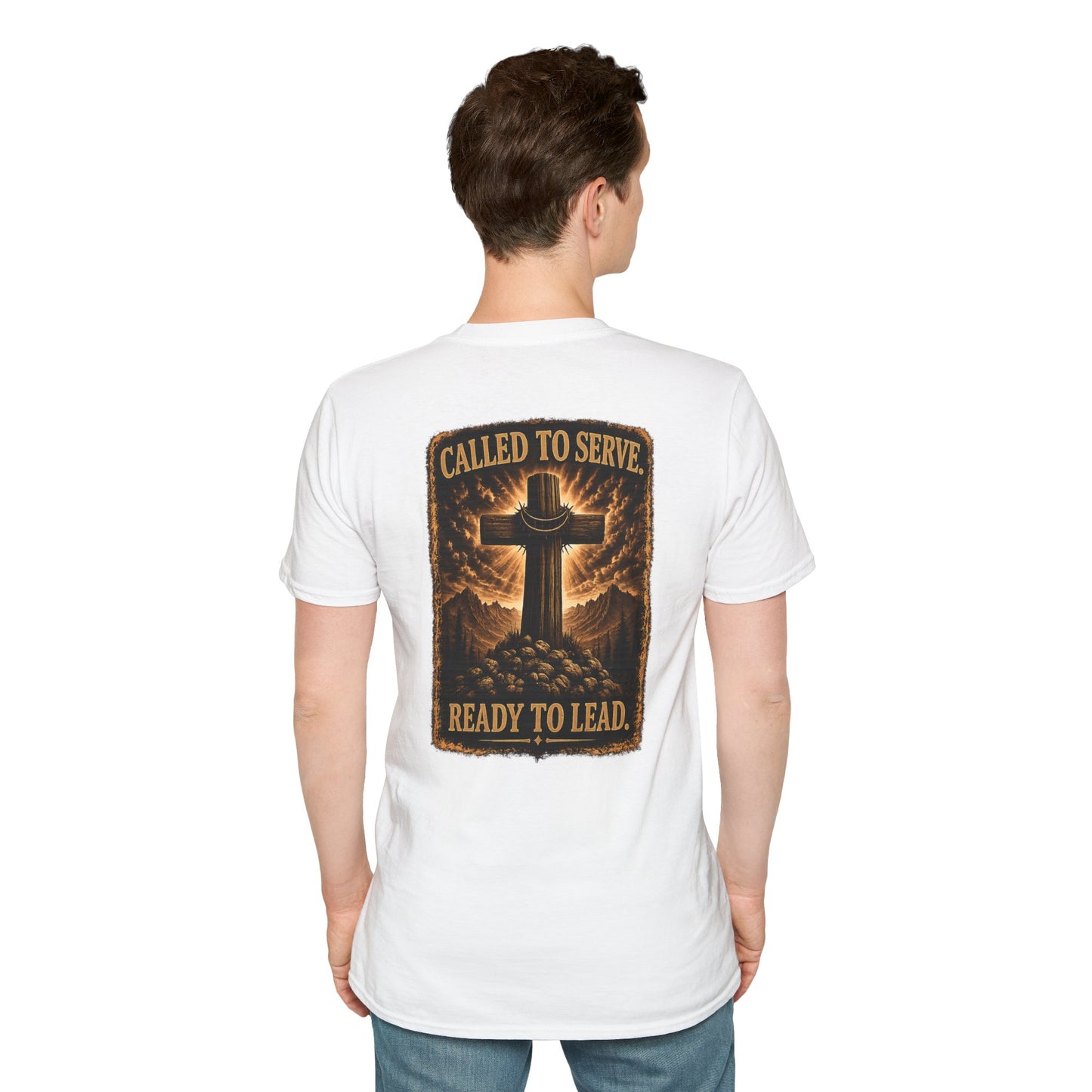 Faith Cross T-Shirt — Small Chest Cross Graphic Tee