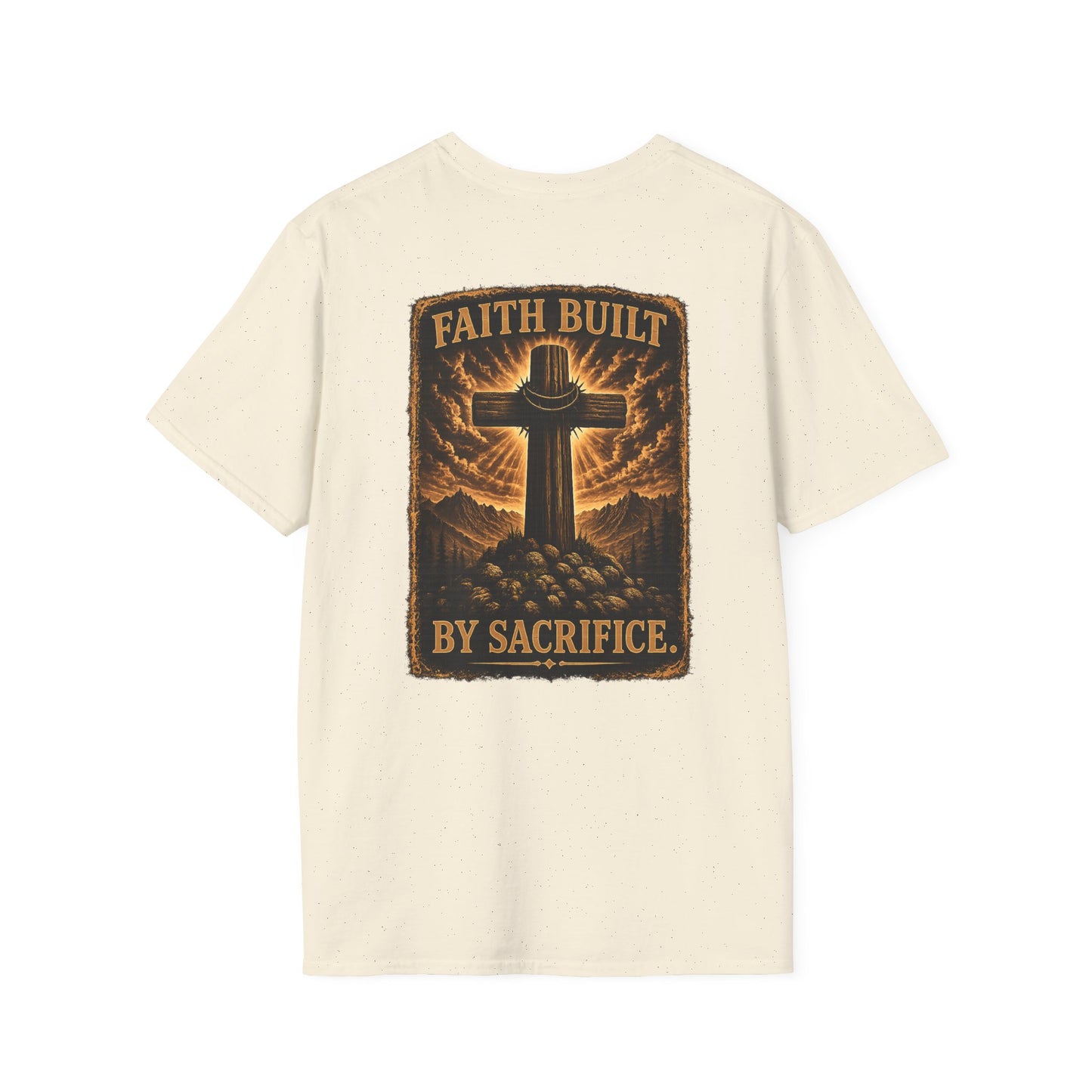 Faith Cross T-Shirt — Minimal Christian Tee