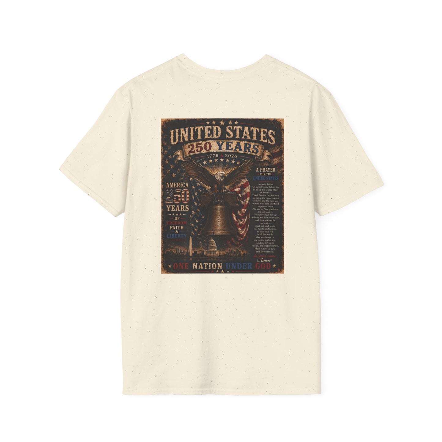 Faith of the Cross T-Shirt — Patriotic Christian Graphic Tee