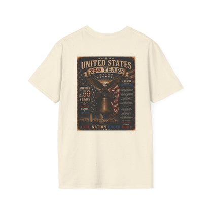 Faith of the Cross T-Shirt — Patriotic Christian Graphic Tee
