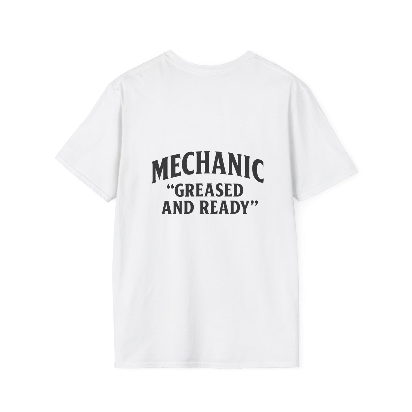 Mechanic Greased and Ready T-Shirt, Automotive Gift, Unisex Tee, Car Enthusiast Apparel, Father's Day Present