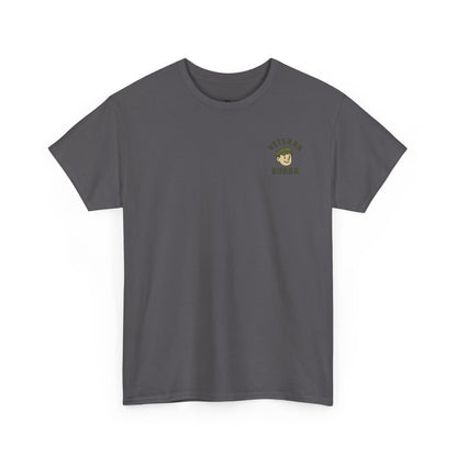 Veteran Bubba Graphic Tee – “I Served It Long & Hard” Funny Military Shirt
