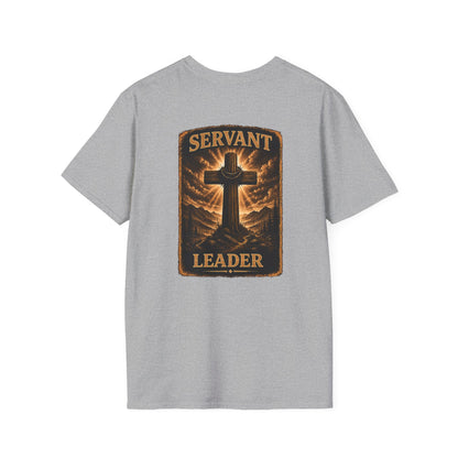 Faith Cross Pocket T‑Shirt — Small Chest Cross Graphic Christian Tee