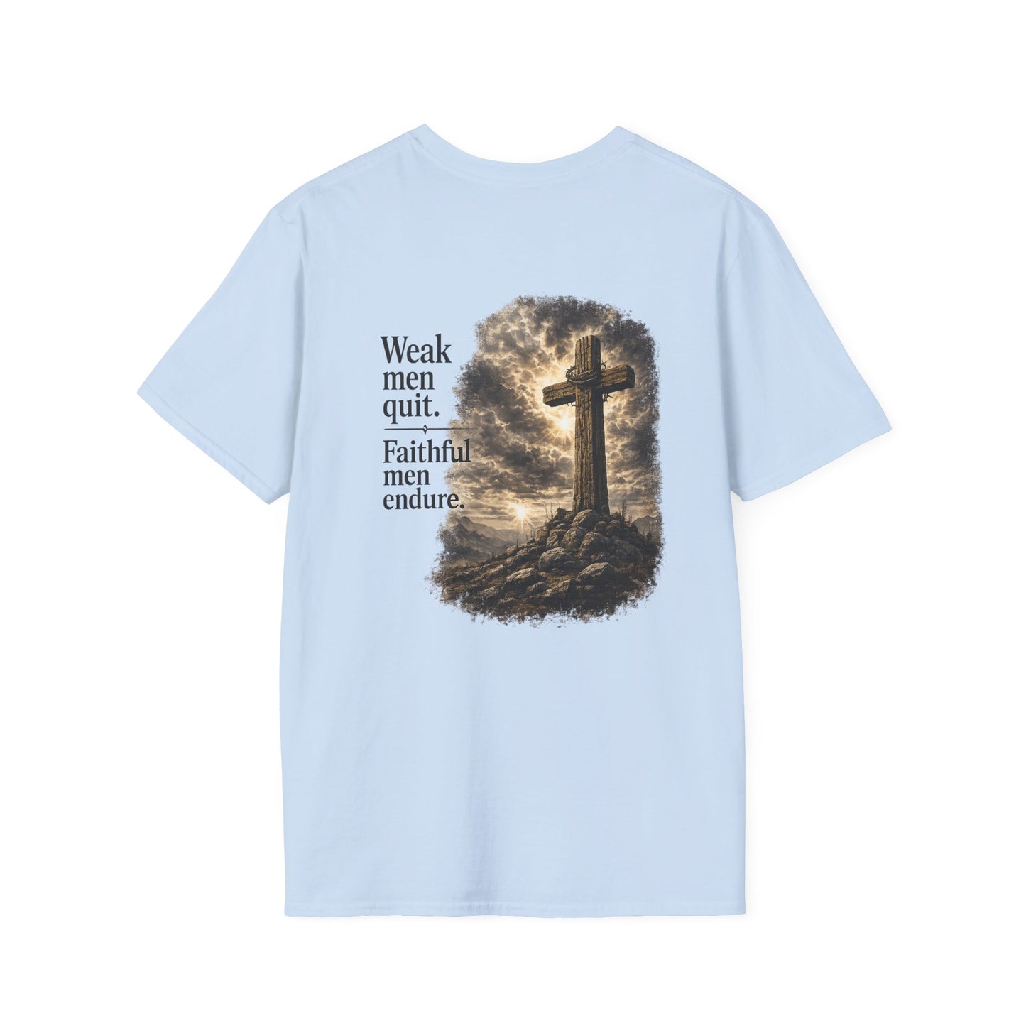 Christian Cross Minimalist T-Shirt — Hope on the Cross Faith Tee