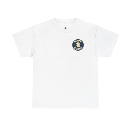 Navy Bubba Graphic Tee – “I Go Deep in Every Port” Funny Sailor Shirt
