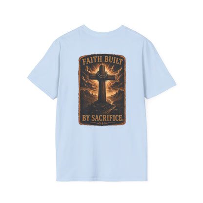 Faith Cross Tee — Minimal Christian Inspirational T-Shirt