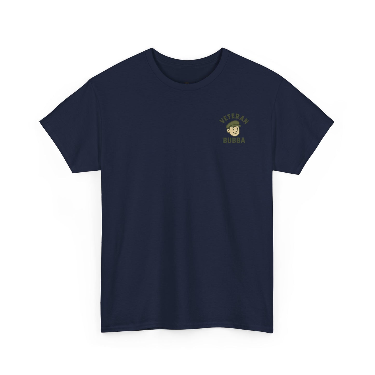 Veteran Bubba Graphic Tee – “I Served It Long & Hard” Funny Military Shirt