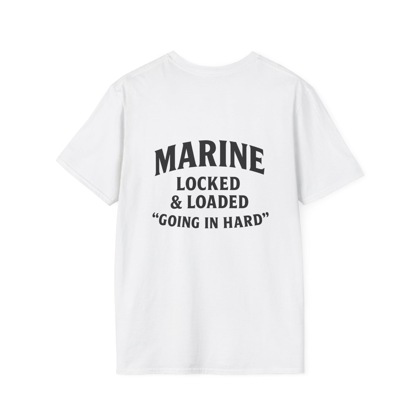 Unisex Softstyle T-Shirt: Marine Locked & Loaded, Comfortable Casual Wear, Perfect Gift for Veterans, Military Theme T-Shirt, Everyday [...]