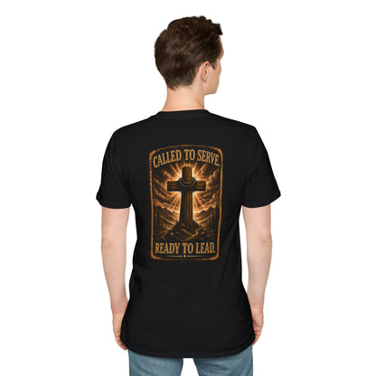 Faith Cross T-Shirt — Small Chest Cross Graphic Christian Tee