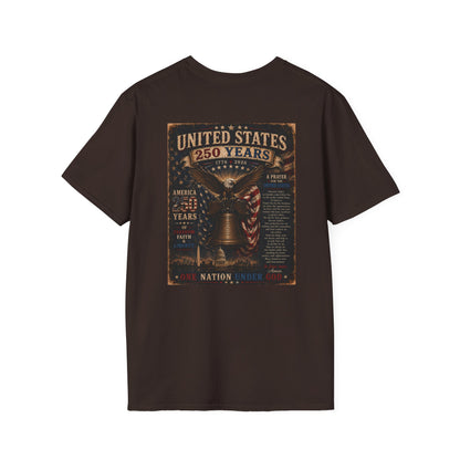 Faith of the Cross T-Shirt — Patriotic Christian Graphic Tee