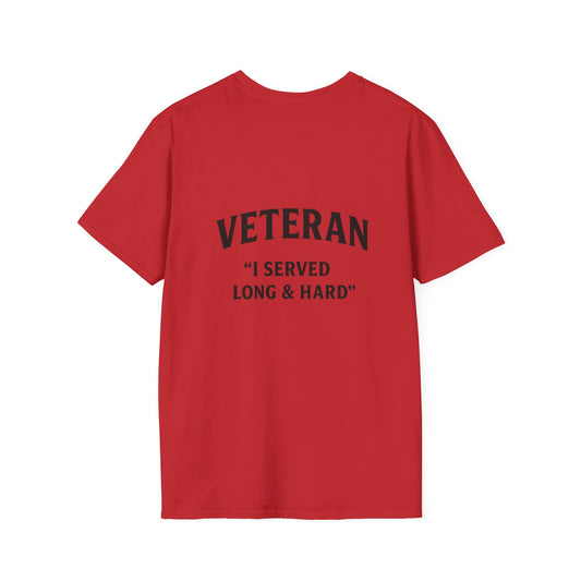 Veteran Pride Unisex Softstyle T-Shirt - Perfect for Heroes, Military Appreciation, Casual Wear, Gifts for Veterans, Independence Day