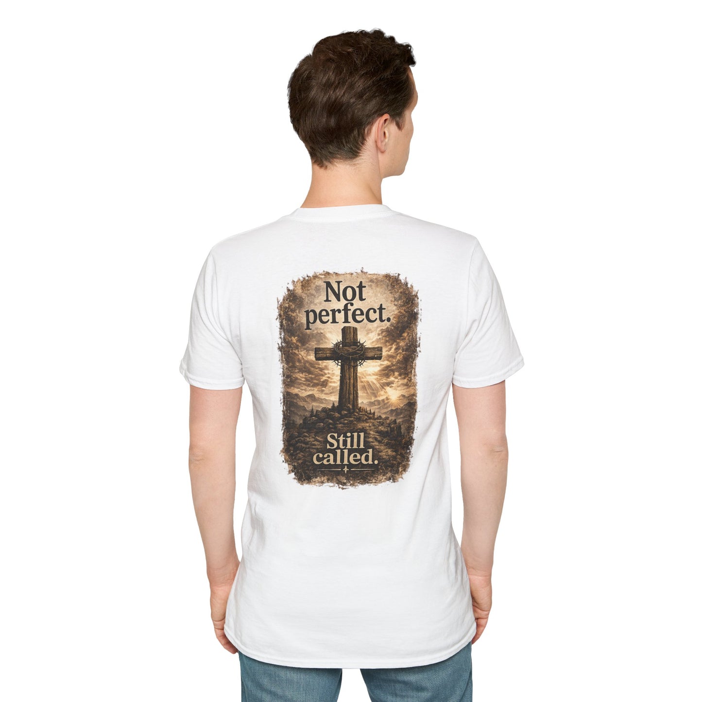 Faith of the Cross T-Shirt — Small Chest Cross Christian Tee