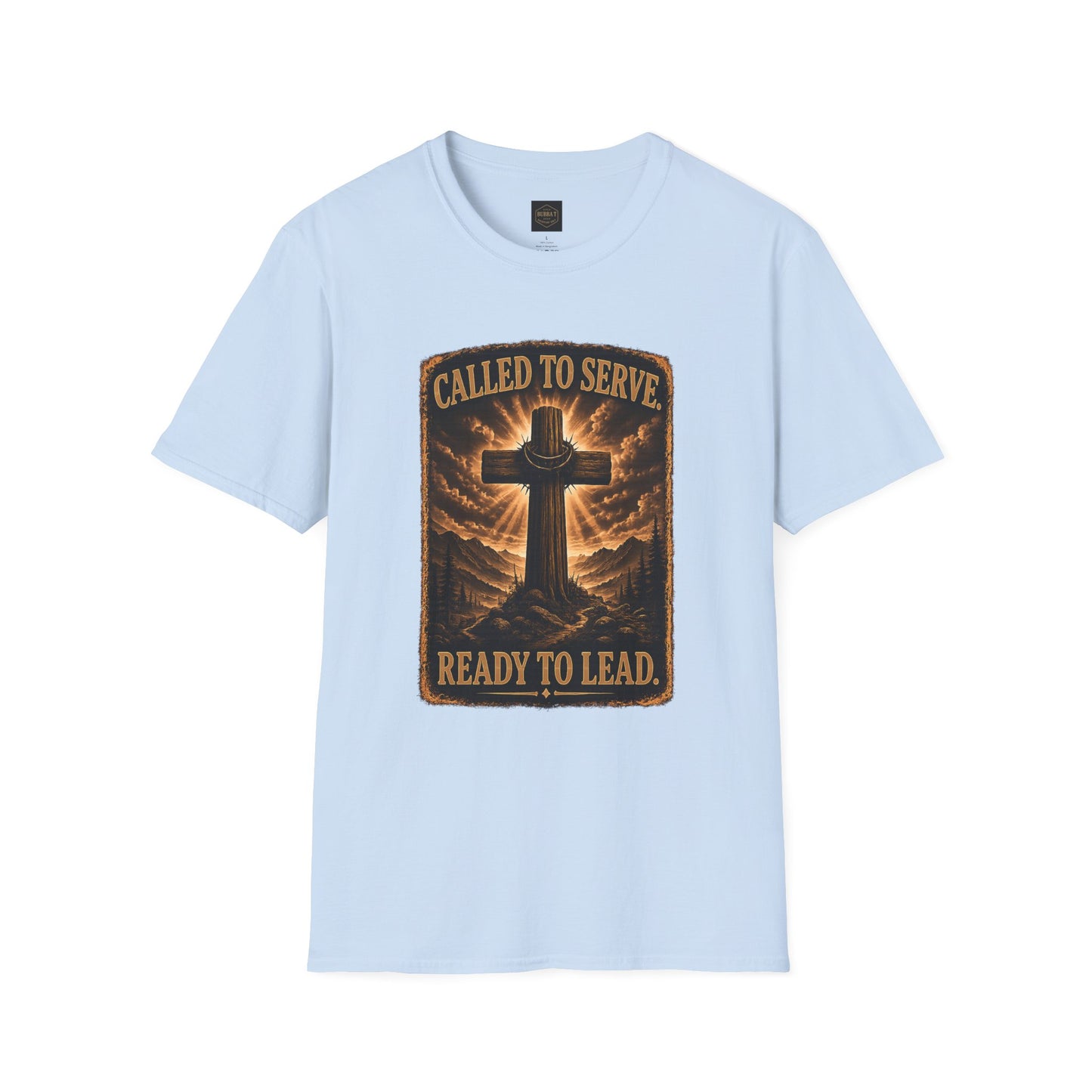Called to Serve Cross T-Shirt — "Ready to Lead" Christian Faith Tee