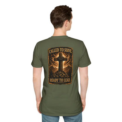 Faith Cross T-Shirt — Small Chest Cross Graphic Tee