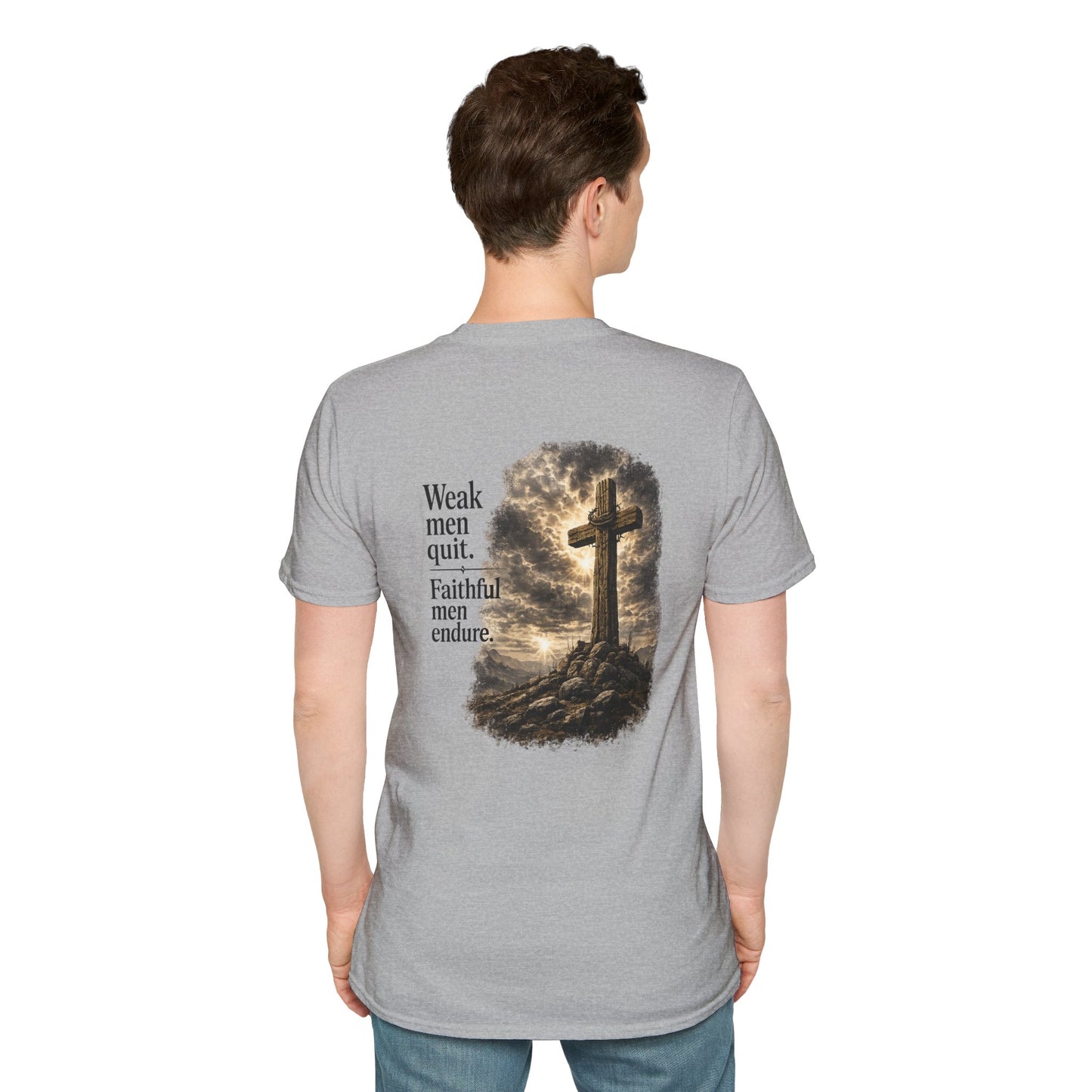 Christian Cross Minimalist T-Shirt — Hope on the Cross Faith Tee