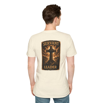Faith Cross Pocket T‑Shirt — Small Chest Cross Graphic Christian Tee