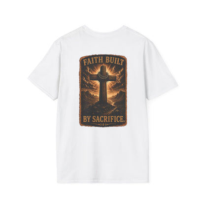 Faith Cross Tee — Minimal Christian Inspirational T-Shirt