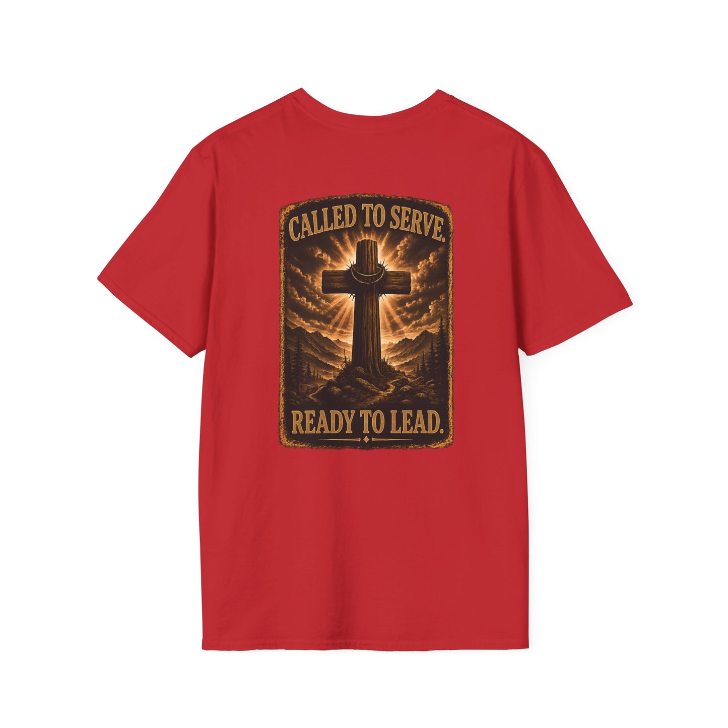 Faith Cross T-Shirt — Small Chest Cross Graphic Christian Tee