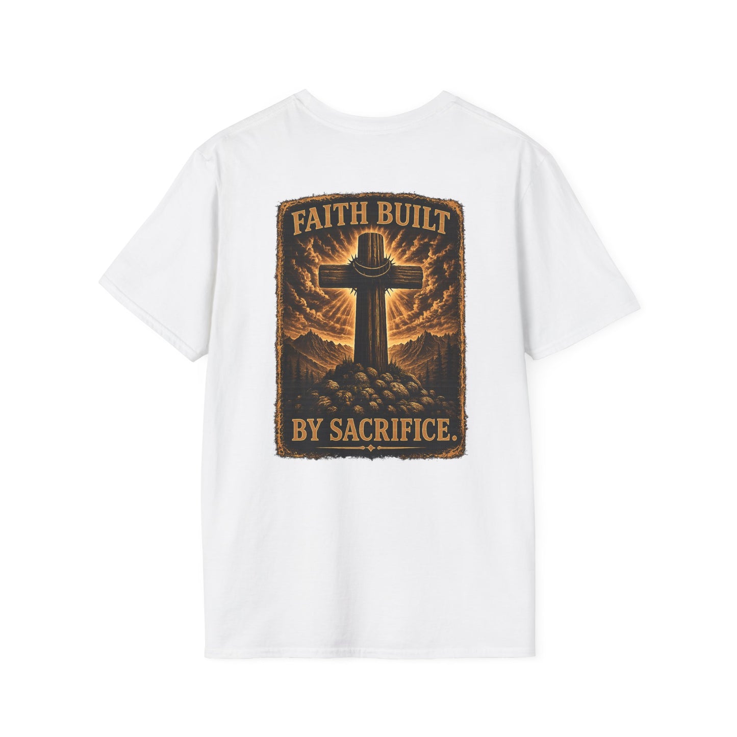 Faith Cross T-Shirt — Minimal Christian Tee