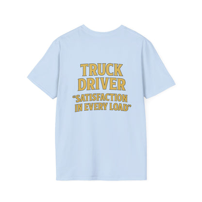 Truck Driver T-Shirt - Comfortable Unisex Tee, Perfect Gift for Truckers, Driving Enthusiasts, Father's Day, Casual Wear