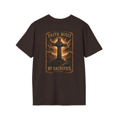 Faith Cross Tee — Minimal Christian Inspirational T-Shirt