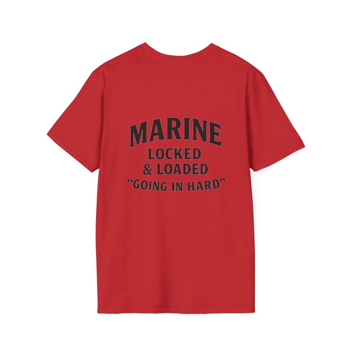 Unisex Softstyle T-Shirt: Marine Locked & Loaded, Comfortable Casual Wear, Perfect Gift for Veterans, Military Theme T-Shirt, Everyday [...]