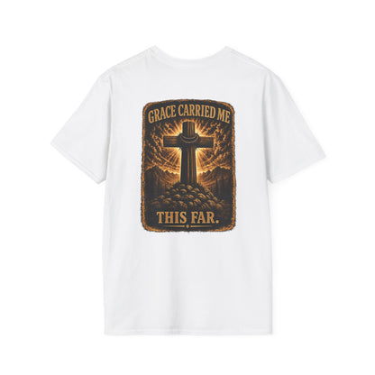 Faith Cross T-Shirt — Minimal Christian Prayer Tee