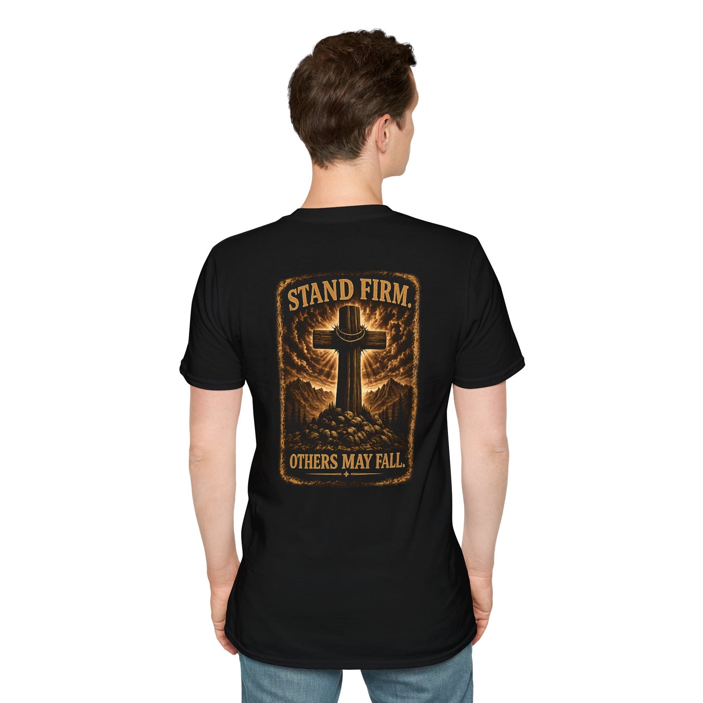 Cross Faith T‑Shirt — Small Chest Cross Graphic, 'Faith of the Cross' Christian Tee