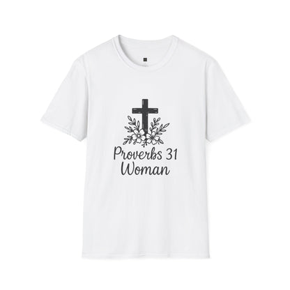Proverbs 31 Woman T-Shirt - Faith-Inspired Apparel, Christian Gift, Inspirational Clothing, Casual Style, Everyday Wear