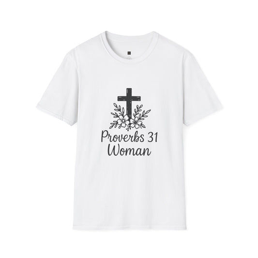 Proverbs 31 Woman T-Shirt - Faith-Inspired Apparel, Christian Gift, Inspirational Clothing, Casual Style, Everyday Wear