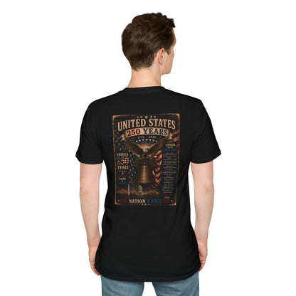 Faith of the Cross T-Shirt — Patriotic Christian Graphic Tee