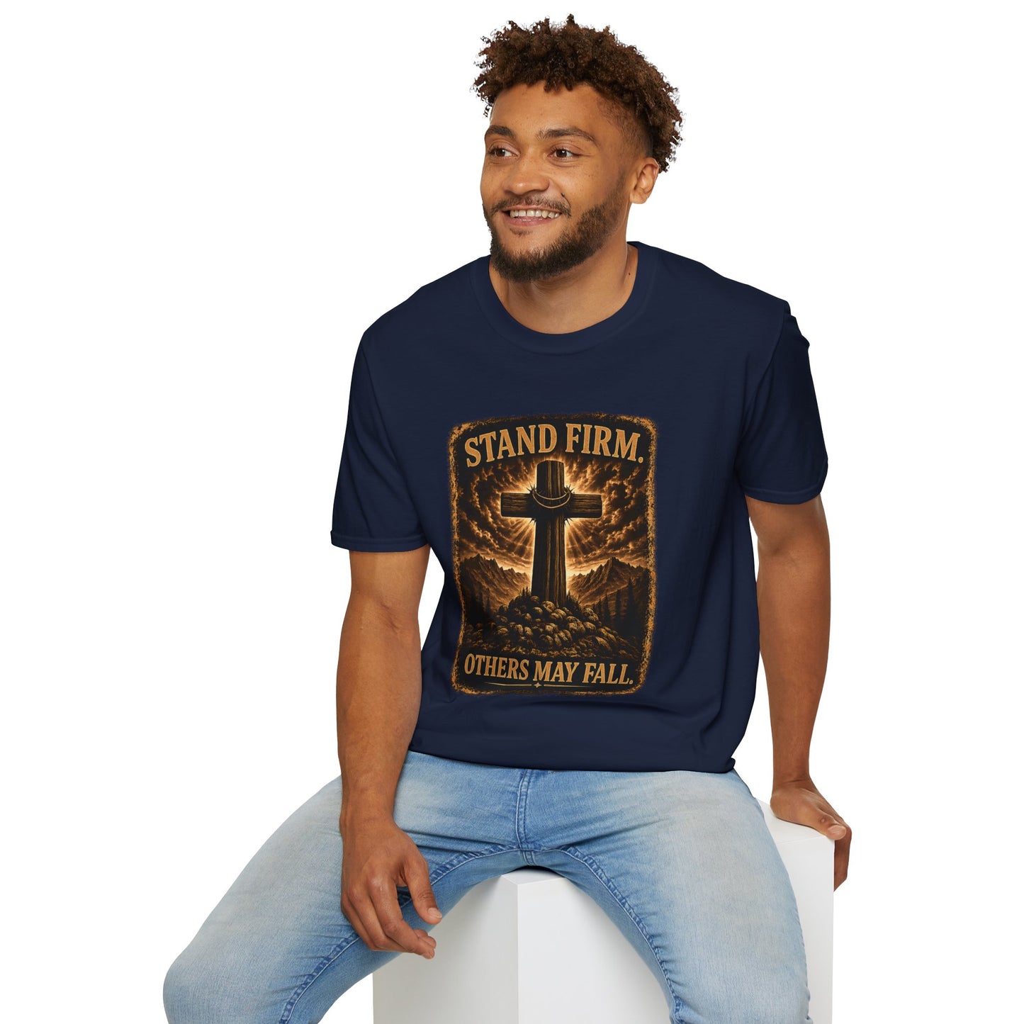 Stand Firm Cross T-Shirt — Christian Faith Graphic Tee