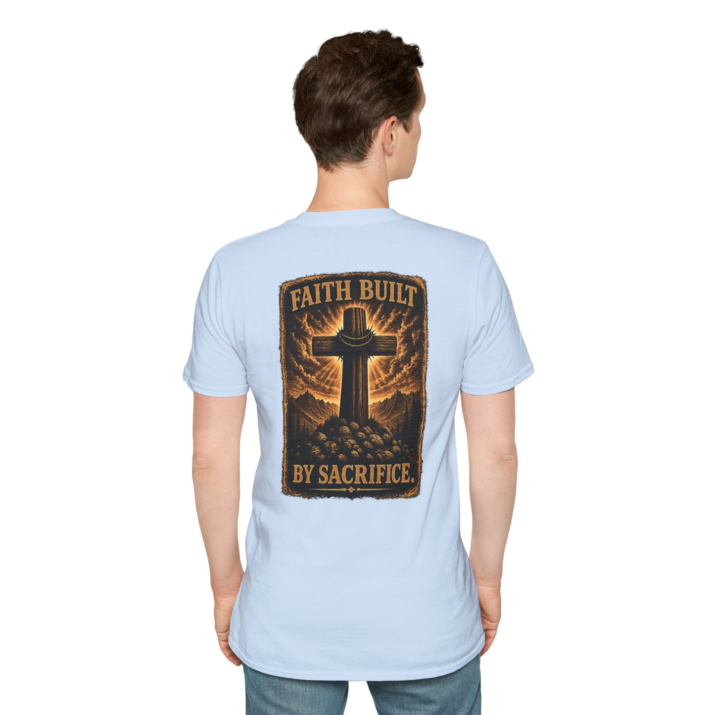 Faith Cross T-Shirt — Minimal Christian Tee