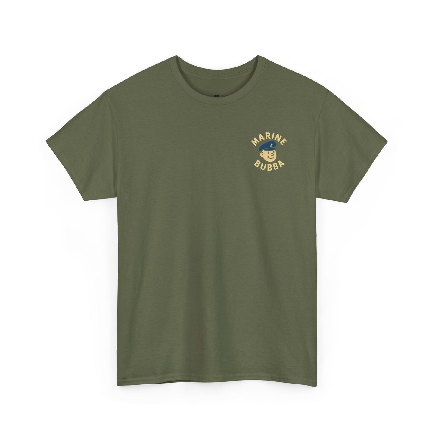 Marine Bubba Graphic Tee – “Locked, Loaded & Going In Hard” Funny Military Shirt