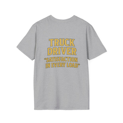 Truck Driver T-Shirt - Comfortable Unisex Tee, Perfect Gift for Truckers, Driving Enthusiasts, Father's Day, Casual Wear